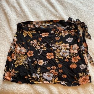 Floral American Eagle Wrap Skirt
